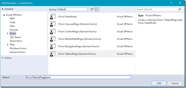 Xamarin Forms with Prism – Tabbed Page with Prism – Erick Kurniawan